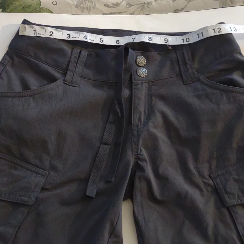 Prana Womens grey outdoor pants with zippers at knees size 0 - Picture 4 of 10